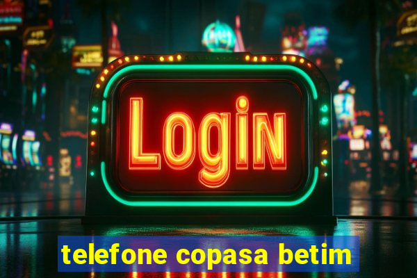 telefone copasa betim