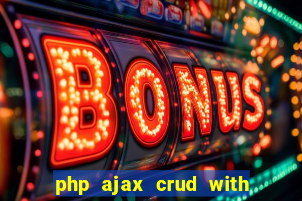 php ajax crud with datatables and bootstrap modals