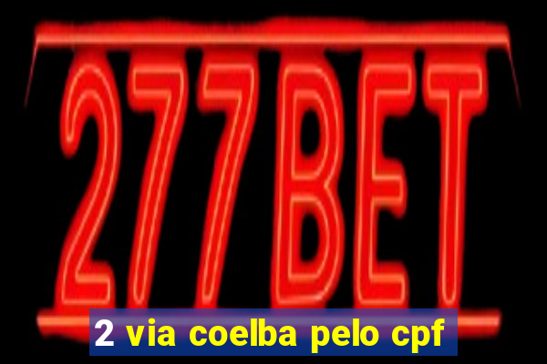 2 via coelba pelo cpf