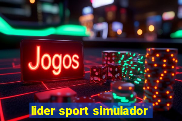 lider sport simulador